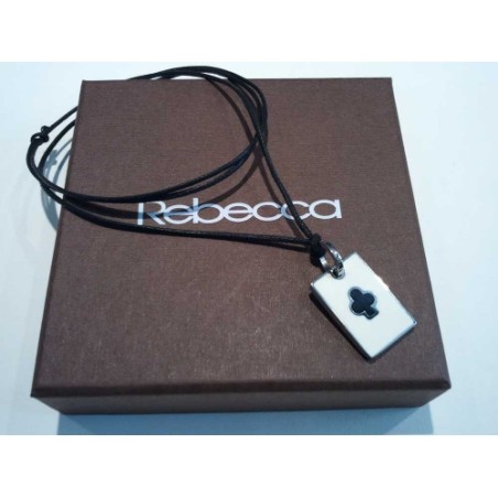 Ciondolo Rebecca. Asso di fiori. Mon Amour. SAYA SHOP ONLINE OUTLET.