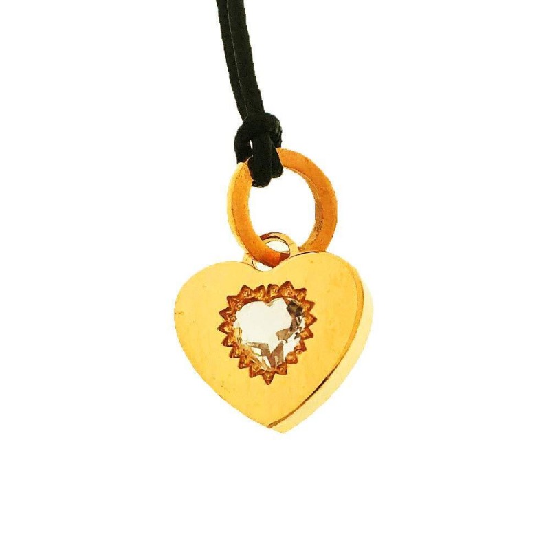 Ciondolo Rebecca. Mon Amour. Cuore, Quarzo. SAYA SHOP ONLINE OUTLET.