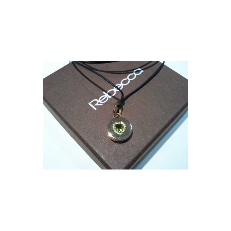 Ciondolo Rebecca Mon Amour Medaglia, Peridoto. SAYA OUTLET SHOP ONLINE