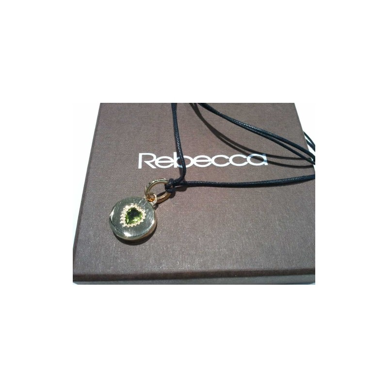 Ciondolo Rebecca Mon Amour Medaglia, Peridoto. SAYA OUTLET SHOP ONLINE