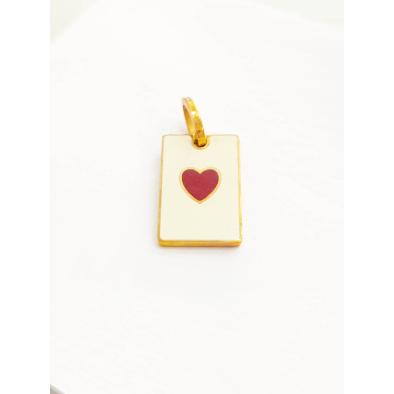 Ciondolo Rebecca. Asso di cuori. Mon Amour. SAYA SHOP ONLINE OUTLET