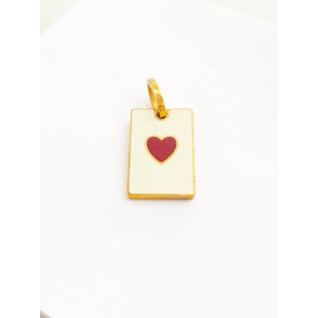 Ciondolo Rebecca. Asso di cuori. Mon Amour. SAYA SHOP ONLINE OUTLET