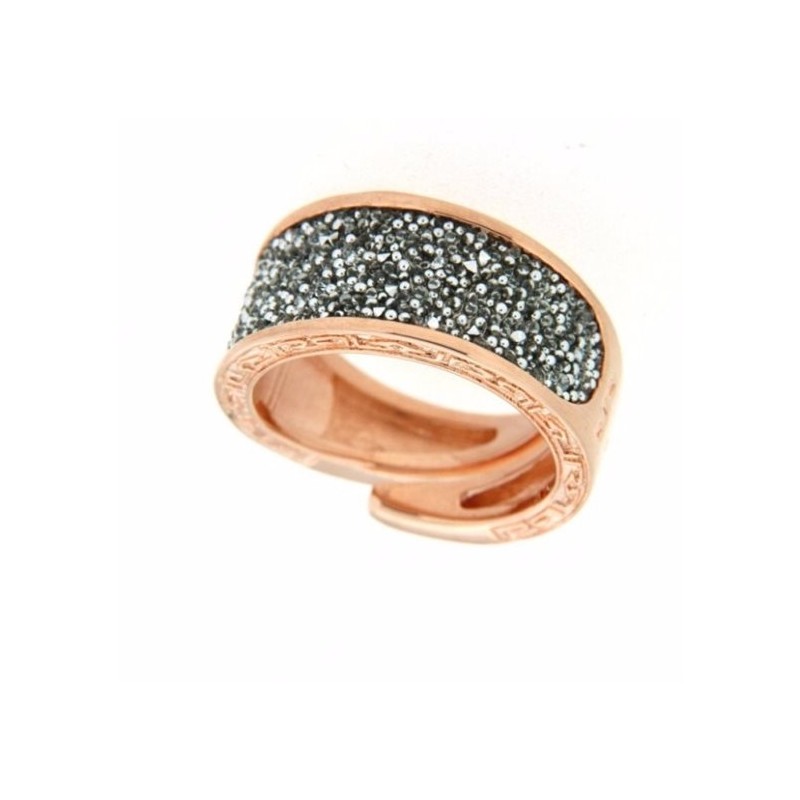 Anello donna in bronzo. Rebecca. Diamond. SAYA SHOP ONLINE OUTLET.