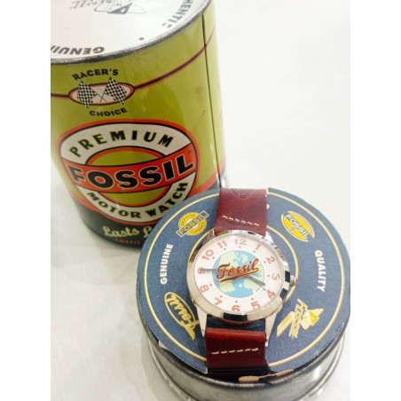 Orologio Fossil World Globe, VINTAGE. Anni '90 SAYA SHOP ONLINE OUTLET