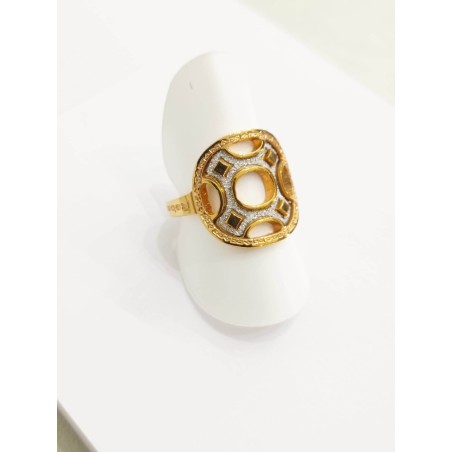 Anello donna Rebecca. Seventies. Glam film. SAYA SHOP ONLINE OUTLET.