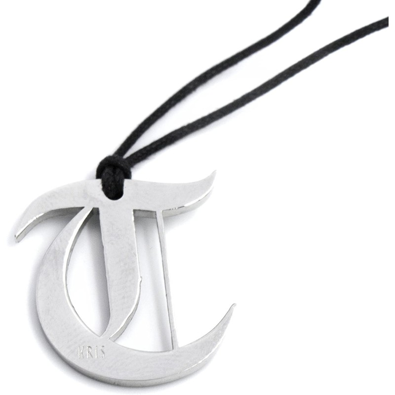 Ciondolo Lettera alfabeto gotico KRIS gioielli SAYA SHOP ONLINE OUTLET