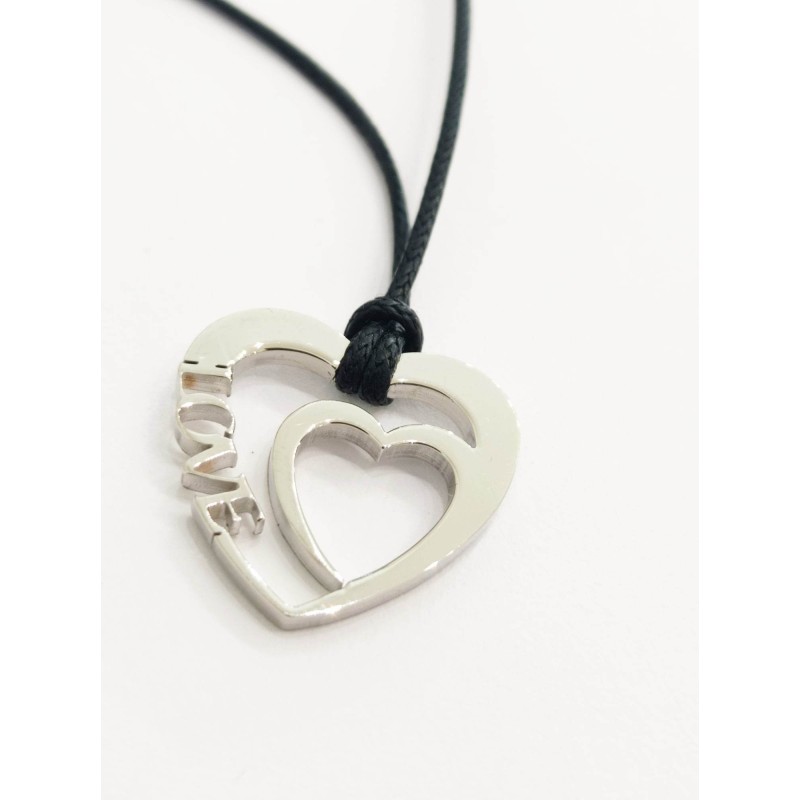 Pendente cuore, love. KRIS gioielli. SAYA SHOP ONLINE OUTLET.