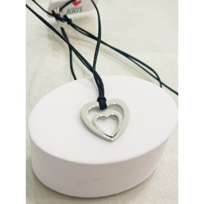Pendente cuore, KRIS gioielli. SAYA SHOP ONLINE OUTLET.