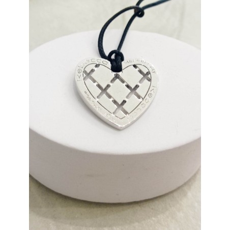 Collana Cuore Melrose. Rebecca. Argento. SAYA SHOP ONLINE OUTLET.