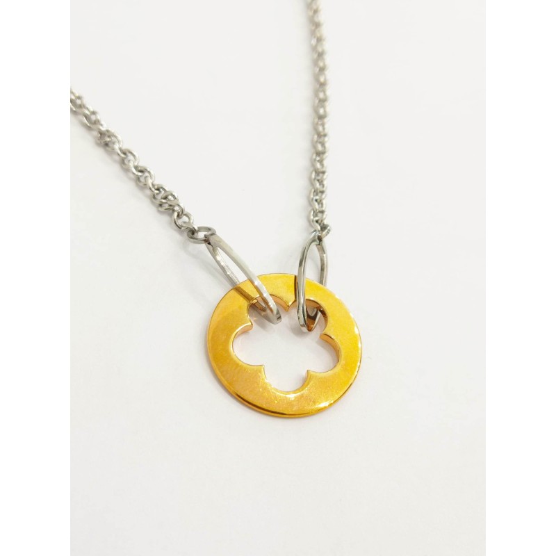 Collana KRIS gioielli. Acciaio e bronzo. SAYA SHOP ONLINE OUTLET.