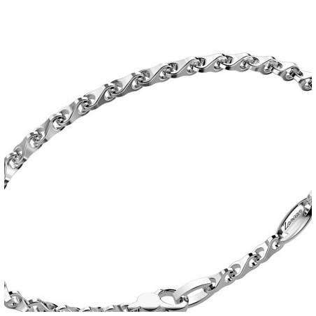 Bracciale Zancan,  in argento con maglie a coda di volpe.