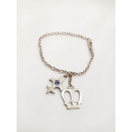 Bracciale Rebecca gioielli. Corona e giglio. SAYA SHOP ONLINE OUTLET.