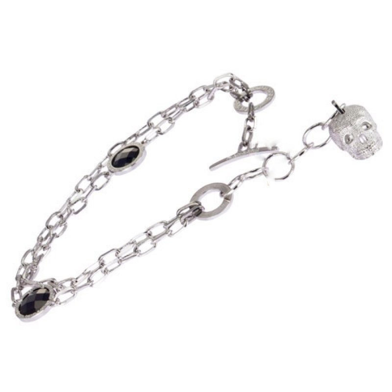 Bracciale Rebecca gioielli Multicatena teschio SAYA SHOP ONLINE OUTLET