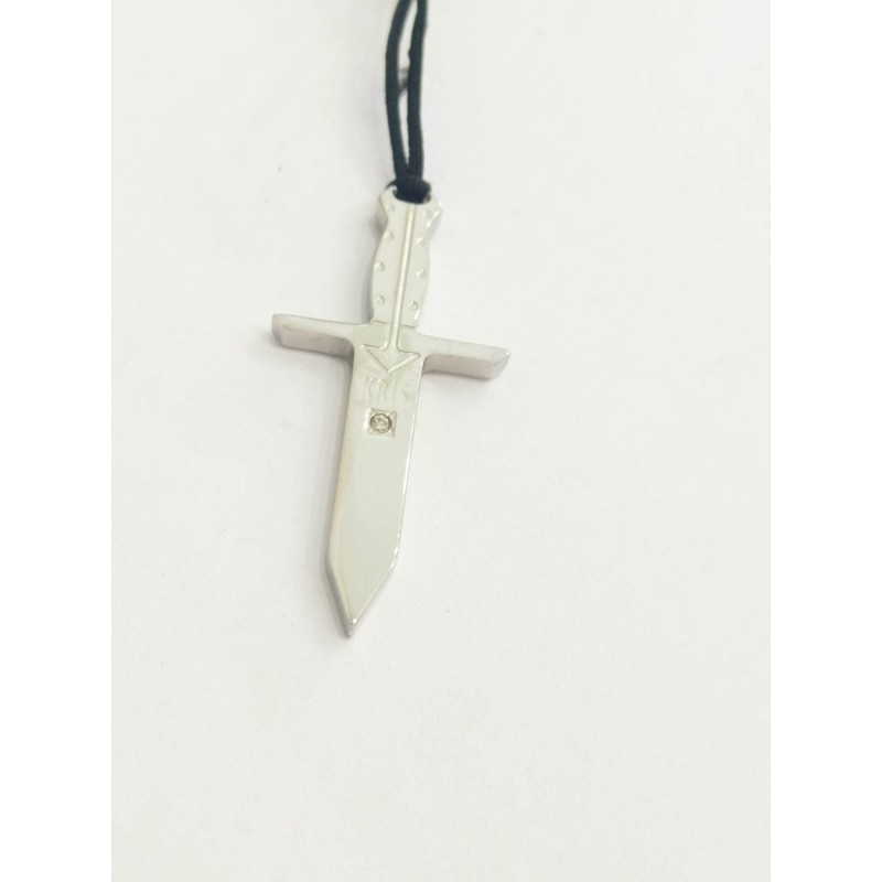 Ciondolo Kris gioielli. Pugnale e diamante. SAYA SHOP ONLINE OUTLET.