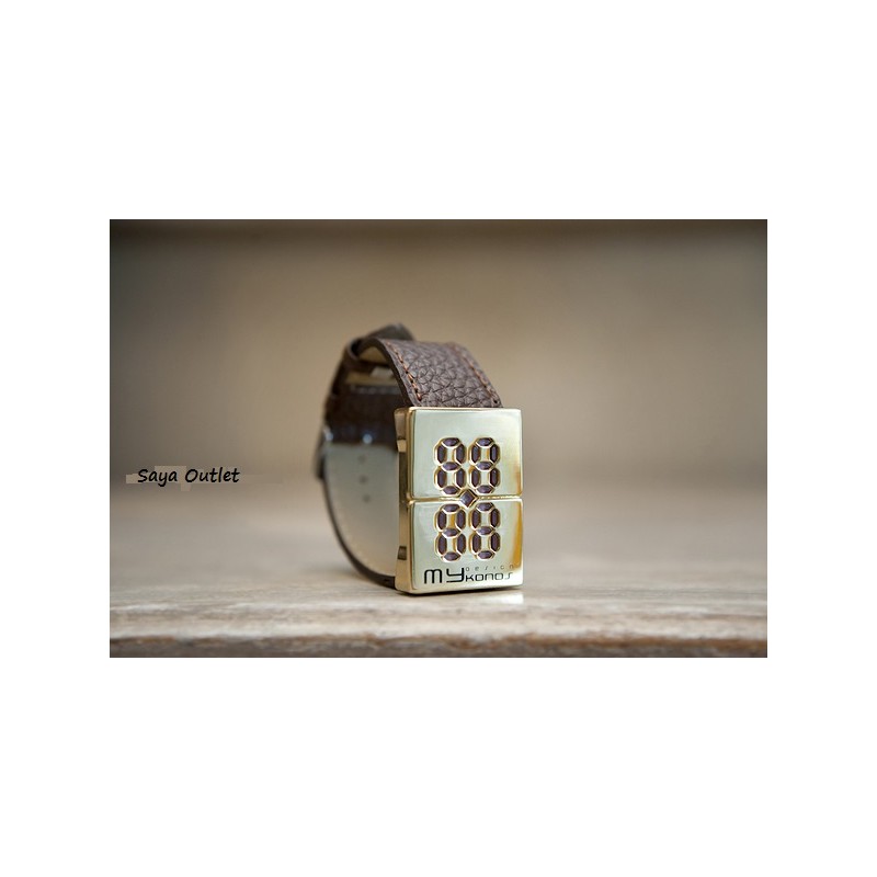 Orologio MyKonos Design. LED Gold. Unisex. SAYA SHOP ONLINE OUTLET.