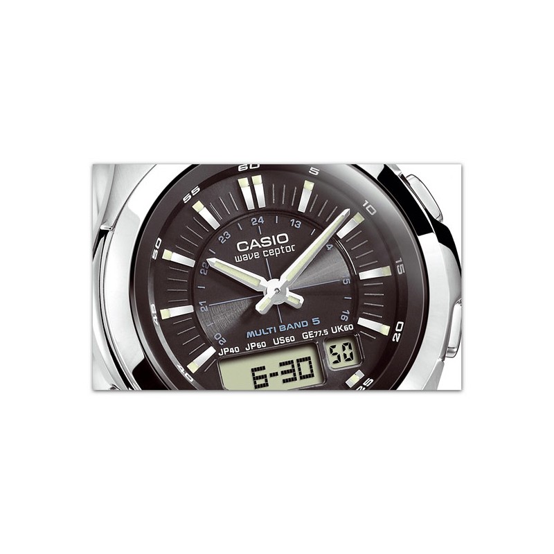 Orologio CASIO WAVE CEPTOR. Ora Mondiale. SAYA SHOP ONLINE OUTLET.