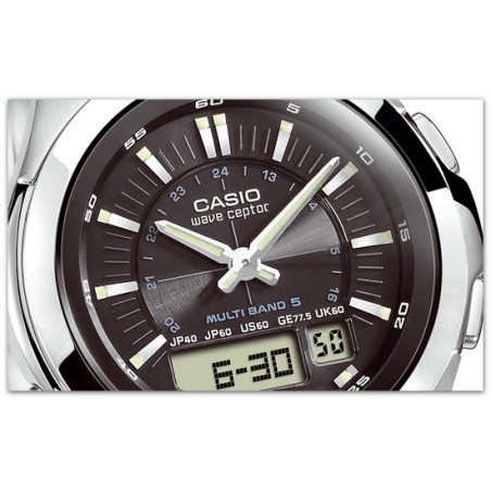 Orologio CASIO WAVE CEPTOR. Ora Mondiale. SAYA SHOP ONLINE OUTLET.