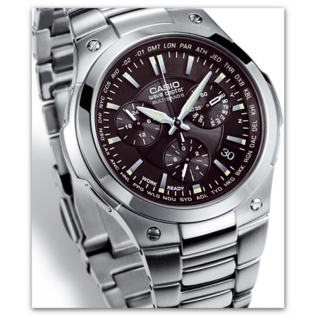 Orologio CASIO WAVE CEPTOR. Ora Mondiale. SAYA SHOP ONLINE OUTLET.