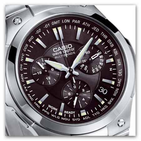 Orologio CASIO WAVE CEPTOR. Ora Mondiale. SAYA SHOP ONLINE OUTLET.