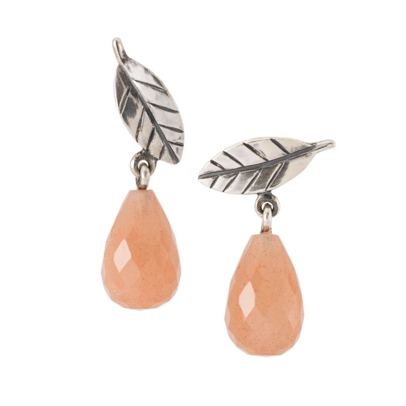 Trollbeads orecchini, Foglie della protezione | SAYA SHOP ONLINE