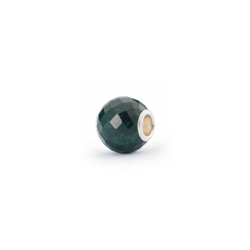 Trollbeads beads, Calcedonio verde sfaccettato | SAYA SHOP ONLINE