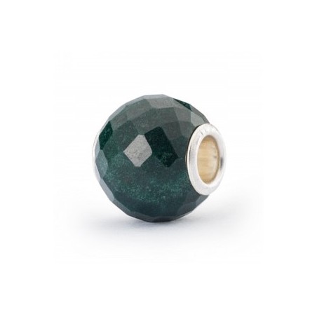 Trollbeads beads, Calcedonio verde sfaccettato | SAYA SHOP ONLINE