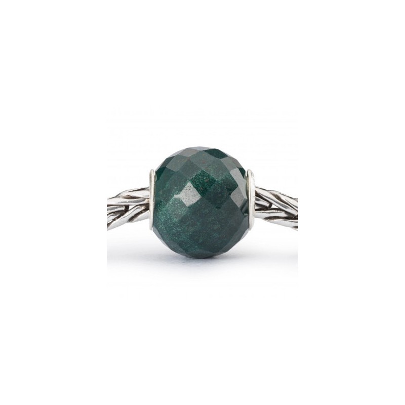 Trollbeads beads, Calcedonio verde sfaccettato | SAYA SHOP ONLINE