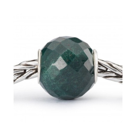 Trollbeads beads, Calcedonio verde sfaccettato | SAYA SHOP ONLINE