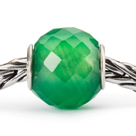 Trollbeads beads, onice verde rotondo sfaccettato | SAYA SHOP ONLINE