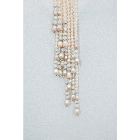 Collana Ottaviani bijoux con Perle E Cristalli SAYA SHOP ONLINE OUTLET