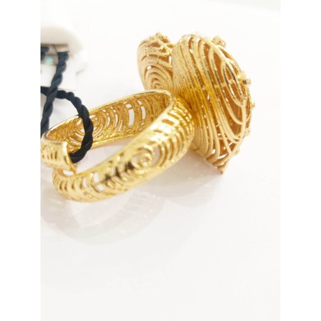 Anello cuore Gattinoni Jewels dorato. SAYA SHOP ONLINE OUTLET.