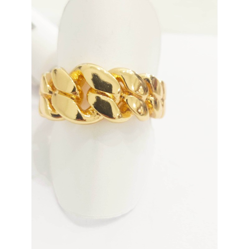 Anello catena Gattinoni Jewels dorato. SAYA SHOP ONLINE OUTLET.