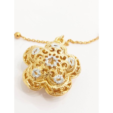 Bracciale Gattinoni Jewels. Fiore. dorato. SAYA SHOP ONLINE OUTLET.