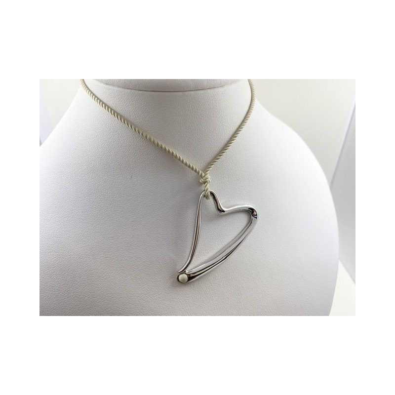 Cuore Molecole gioielli. Argento e agata. SAYA SHOP ONLINE OUTLET.