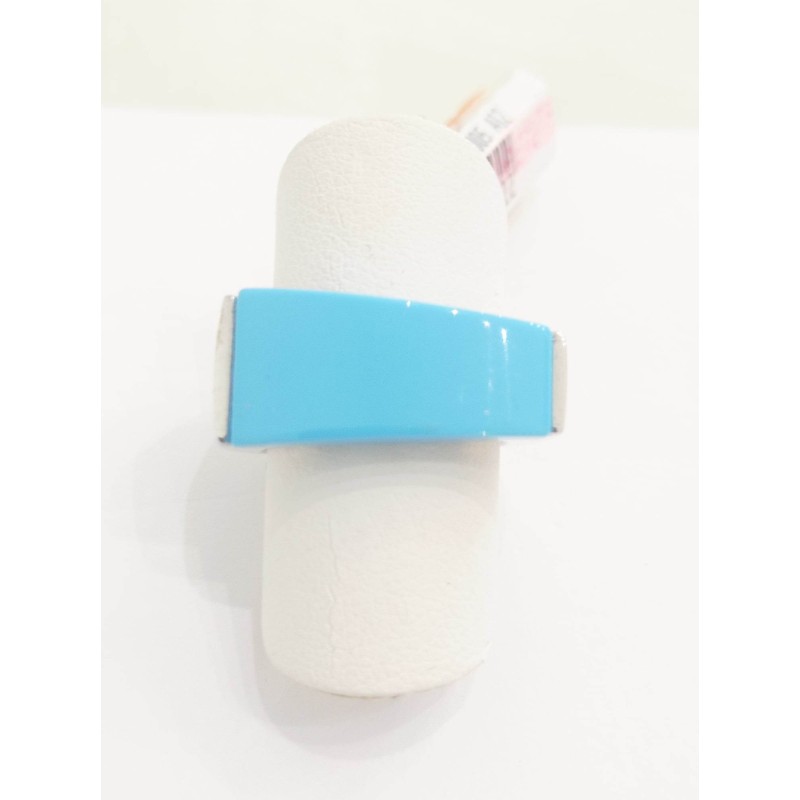 Anello Molecole. Argento e pasta di Turchese. SAYA SHOP ONLINE OUTLET