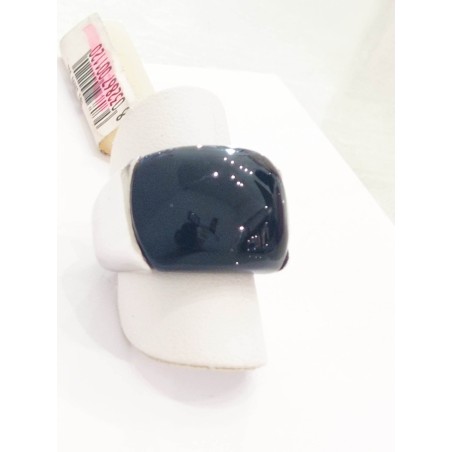 Anello Molecole Gioielli. Argento e Onice. SAYA SHOP ONLINE OUTLET.