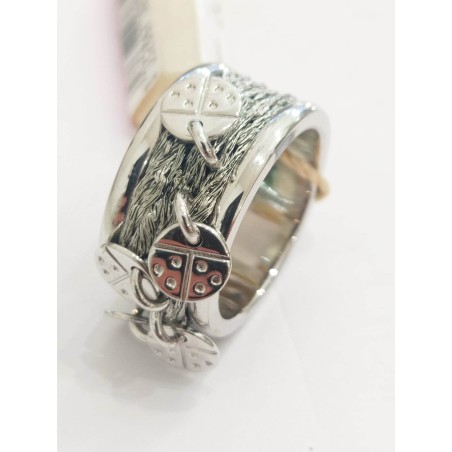 Anello Molecole Gioielli Charm Coccinelle Argento925. SAYA SHOP ONLINE