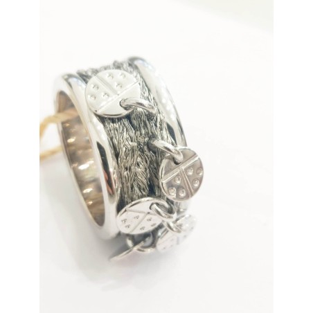 Anello Molecole Gioielli Charm Coccinelle Argento925. SAYA SHOP ONLINE