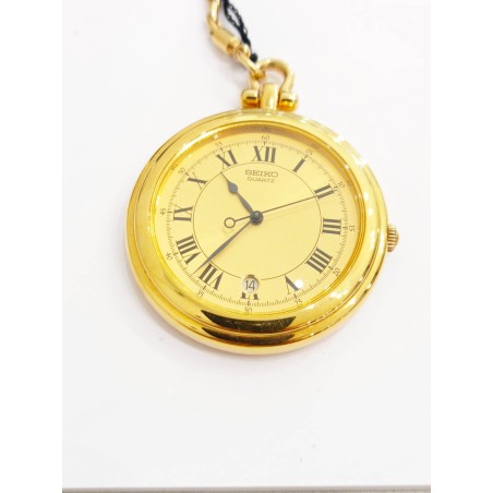 Orologio Seiko da tasca. Placcato oro giallo. SAYA SHOP ONLINE OUTLET.
