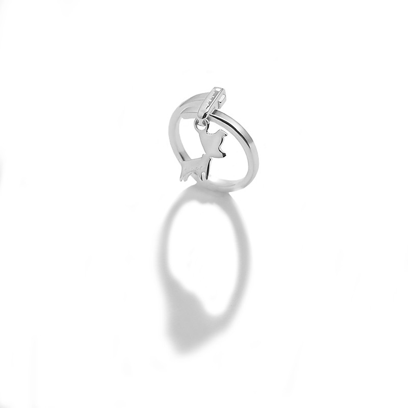 Anello Jack&Co. Cane Jack Russel. Argento. SAYA SHOP ONLINE OUTLET.