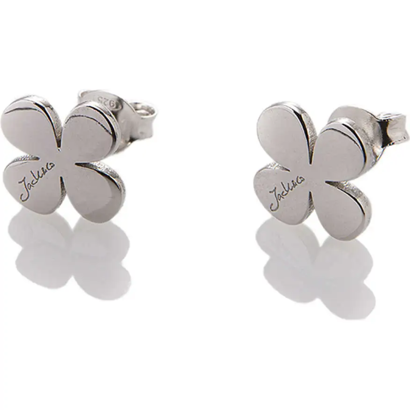Orecchini Jack&Co. Quadrifoglio. Argento 925. SAYA SHOP ONLINE OUTLET.