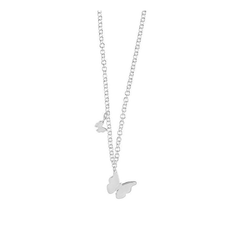 Collana Jack&Co. Farfalle. Argento 925. SAYA SHOP ONLINE OUTLET.