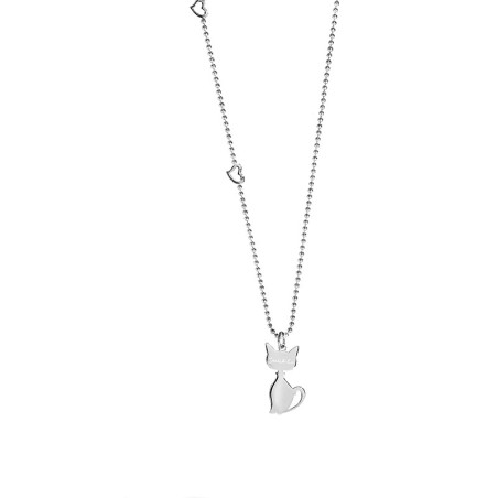 Collana Jack&Co. Gatto. Argento 925. SAYA SHOP ONLINE OUTLET.