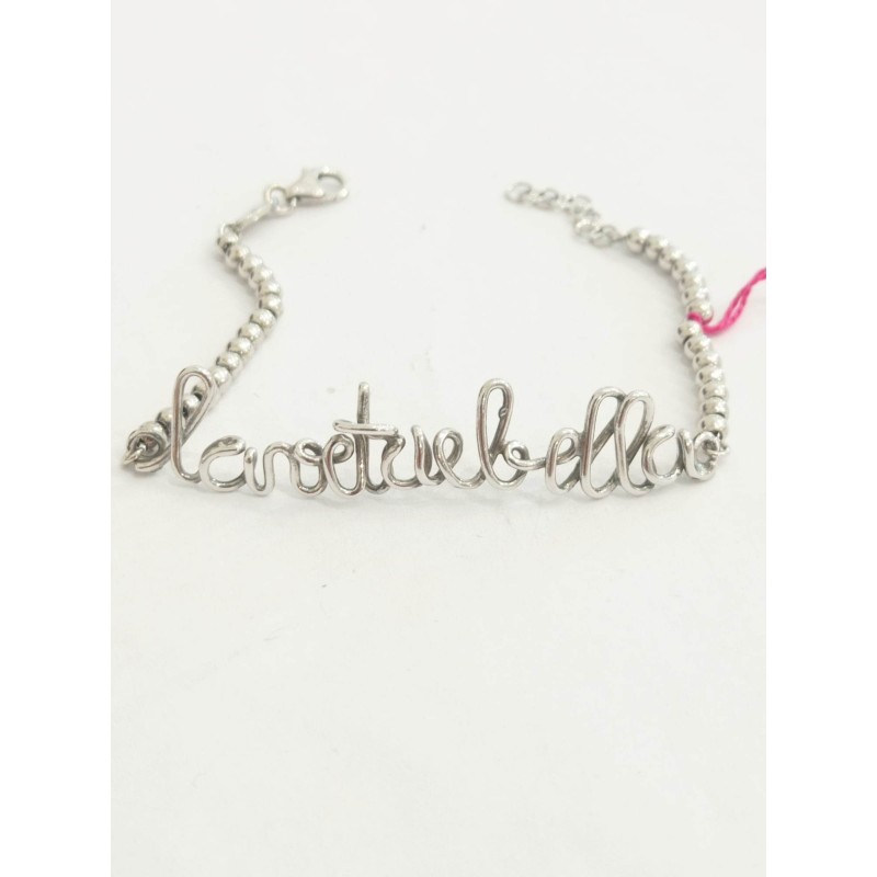 Bracciale Moody Name Argento LA VITA E' BELLA. SAYA SHOP ONLINE OUTLET