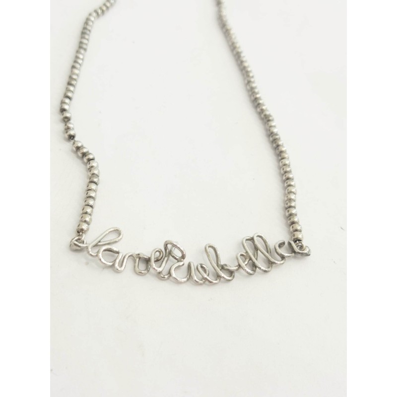 Collana Moody Name. Argento. LA VITA E' BELLA. SAYA SHOP ONLINE OUTLET