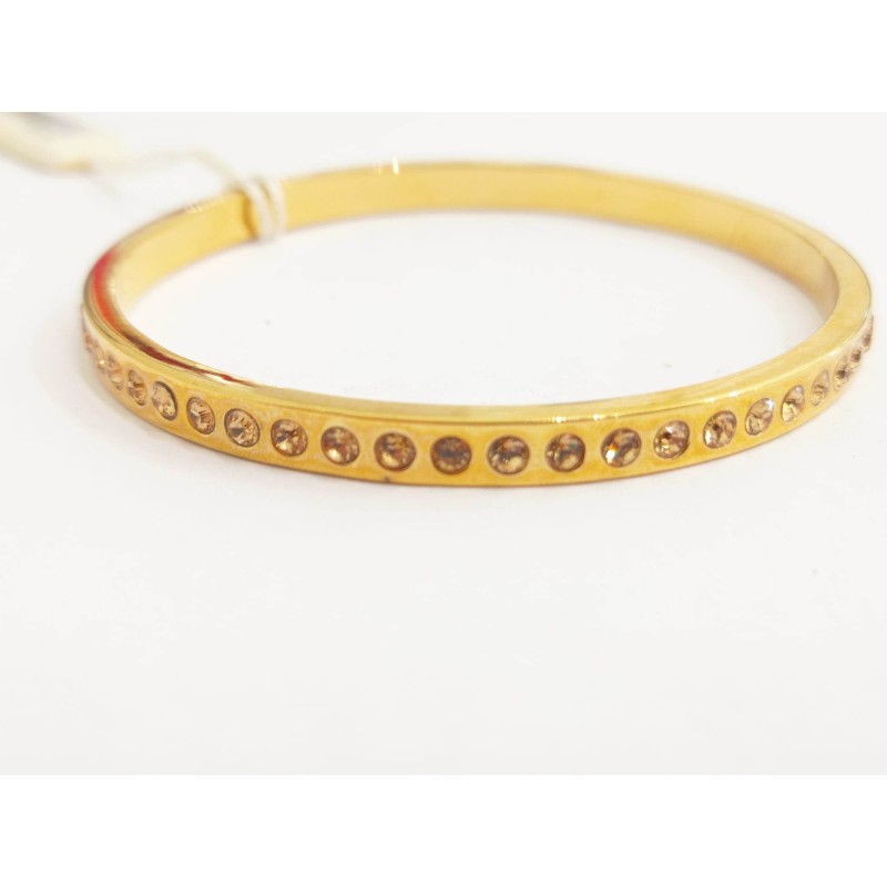 Bracciale rigido Miss Fashion Cristalli gialli SAYA SHOP ONLINE OUTLET