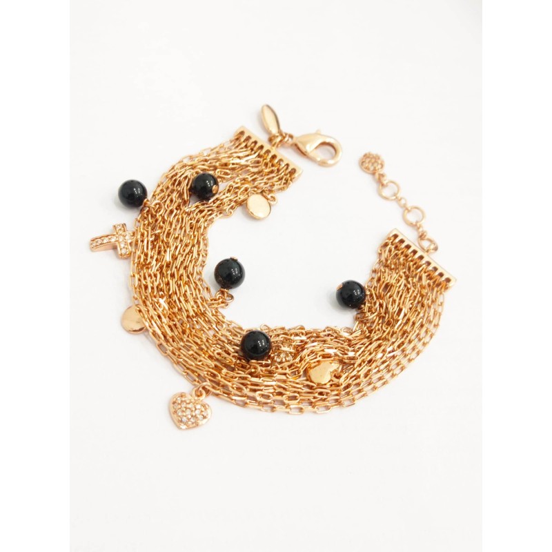 Bracciale Miss Fashion. Multifilo, charms. SAYA SHOP ONLINE OUTLET.