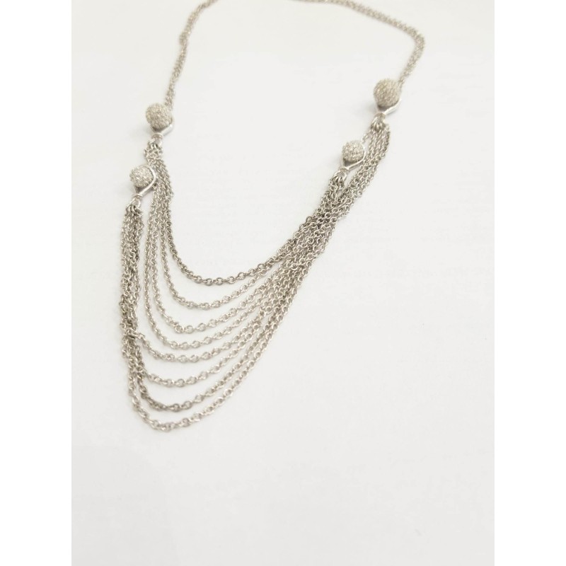 Collana Miss Fashion Multifilo steel, crystal. SAYA SHOP ONLINE OUTLET