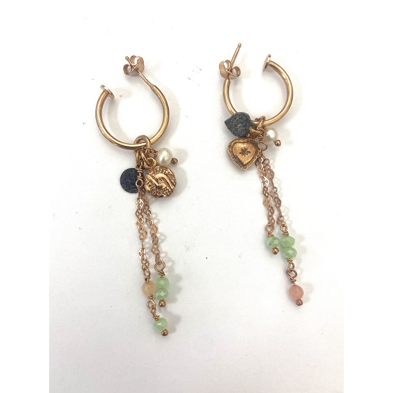 Sacramore, orecchini in argento rosè | SAYA SHOP ONLINE