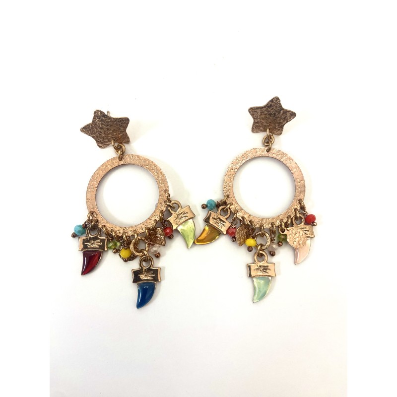 Sacramore, orecchini in argento rosè | SAYA SHOP ONLINE